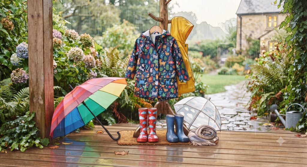 雨の日のアイテムもチェック