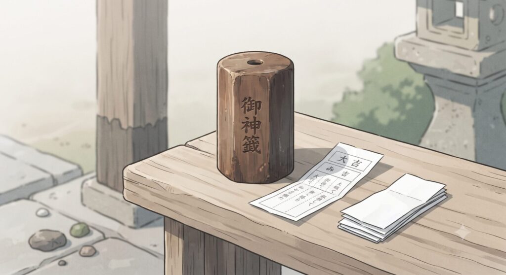 おみくじを楽しむ