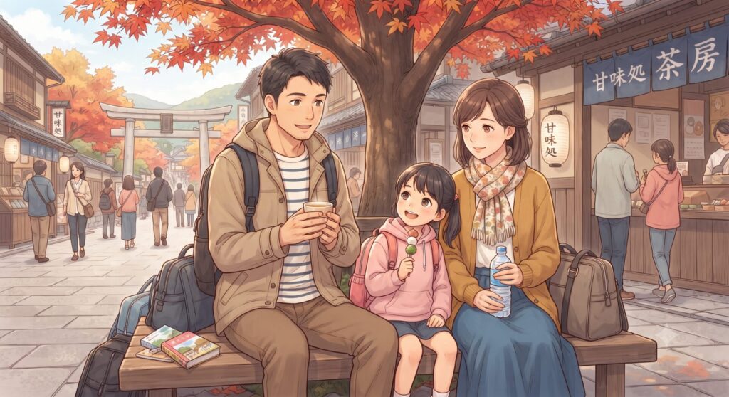 休憩できる場所を調べておく